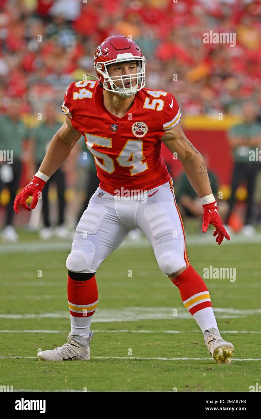 December 18, 2022: Kansas City Chiefs linebacker Leo Chenal (54) prior to a  game between the Kansas City Chiefs and the Houston Texans in Houston, TX.  ..Trask Smith/CSM/Sipa USA(Credit Image: © Trask