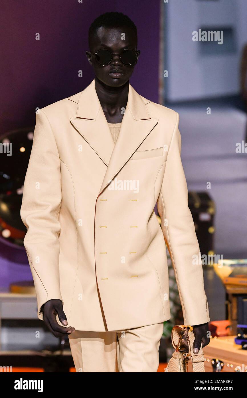 Louis Vuitton Fall/Winter 2023-24 Runway during Paris Fashion Week Menswear  on January 2023 - Paris, France 19/01/2023 Stock Photo - Alamy