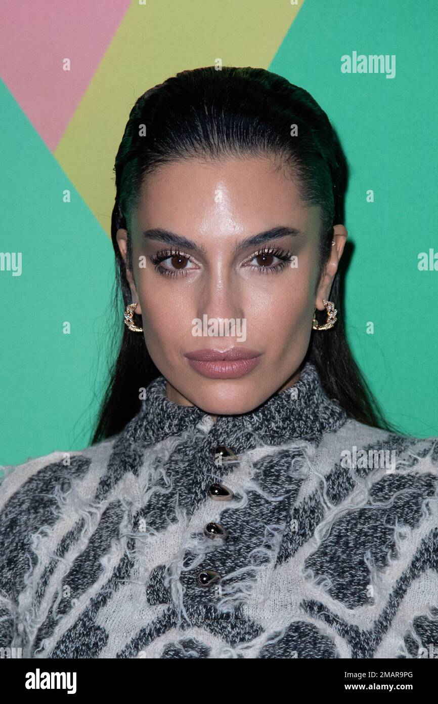 Paris, France. 19th Jan, 2023. Jessica Aidi attending the Louis Vuitton