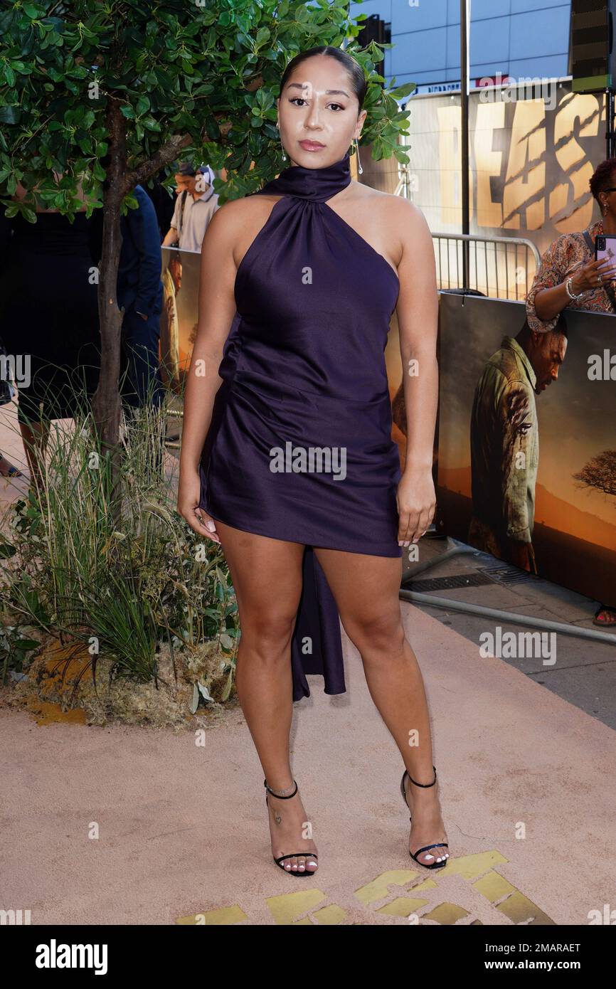 Ayame P poses for photographers upon arrival at the UK special