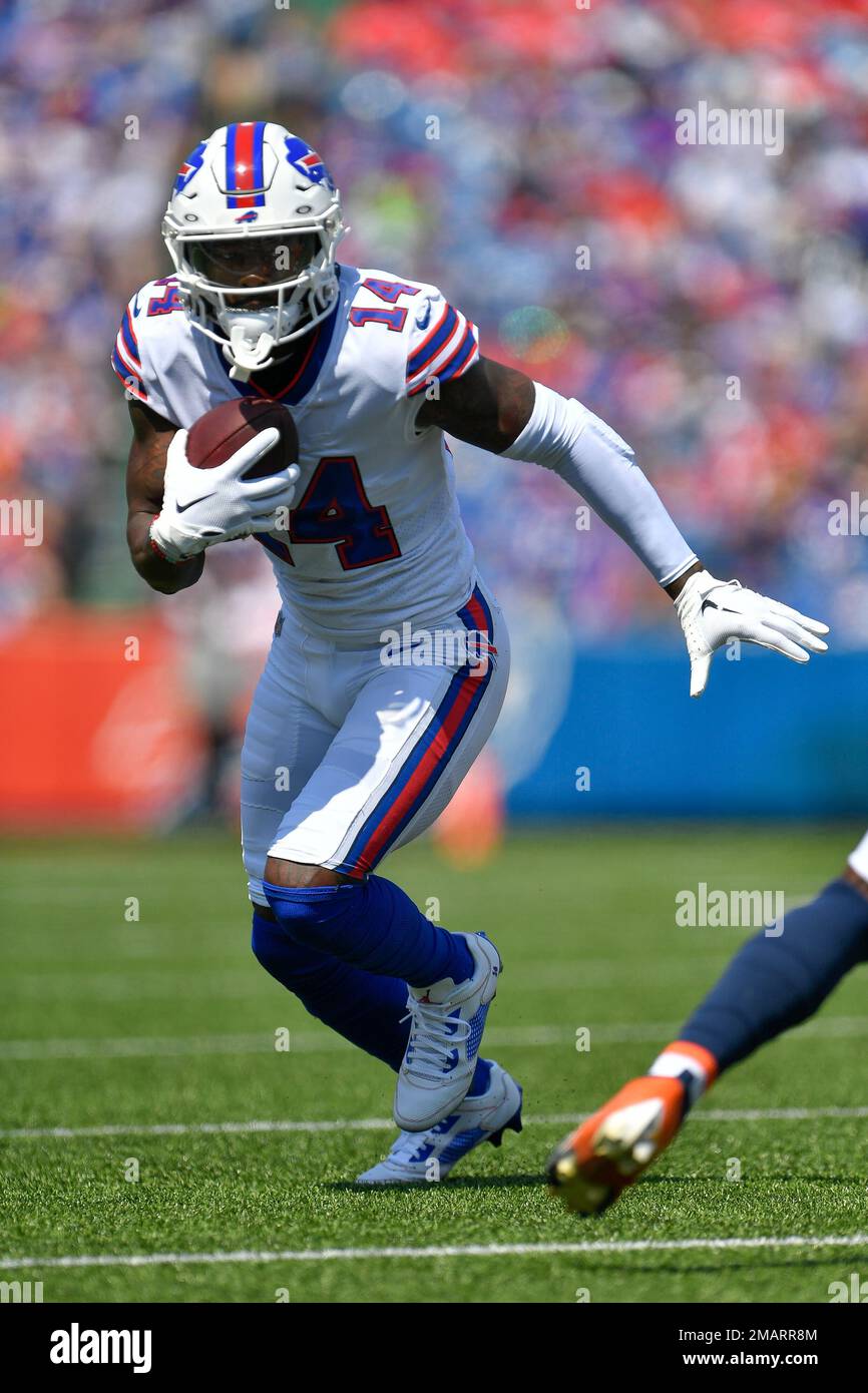 Buffalo Bills wide receiver Stefon Diggs runs with the ball during the