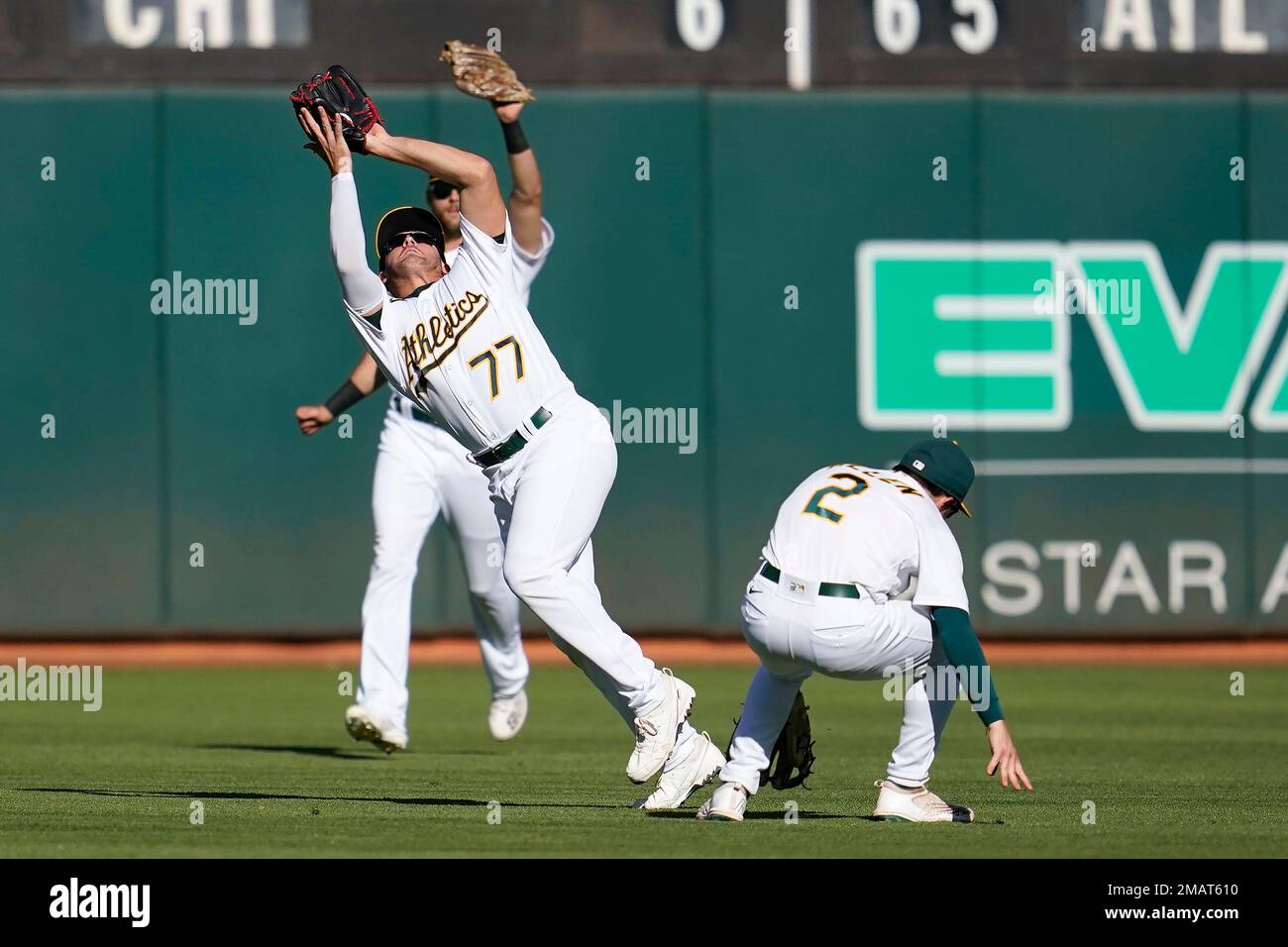 Oakland Athletics' Aledmys Diaz during a baseball game against the Houston  Astros in Oakland, Calif., Sunday, July 23, 2023. (AP Photo/Jeff Chiu Stock  Photo - Alamy