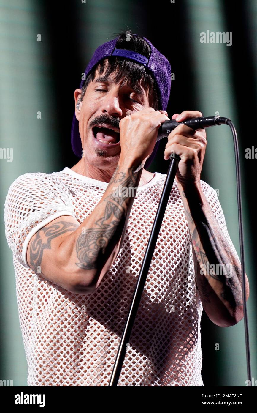 Anthony Kiedis of the Red Hot Chili Peppers performs at Soldier Field