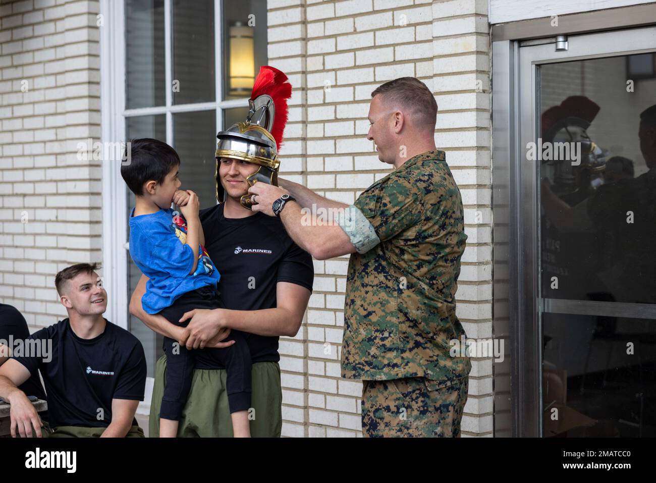 U.S. Marine Corps Maj. Charles Broun, Commanding Officer of RS Chicago