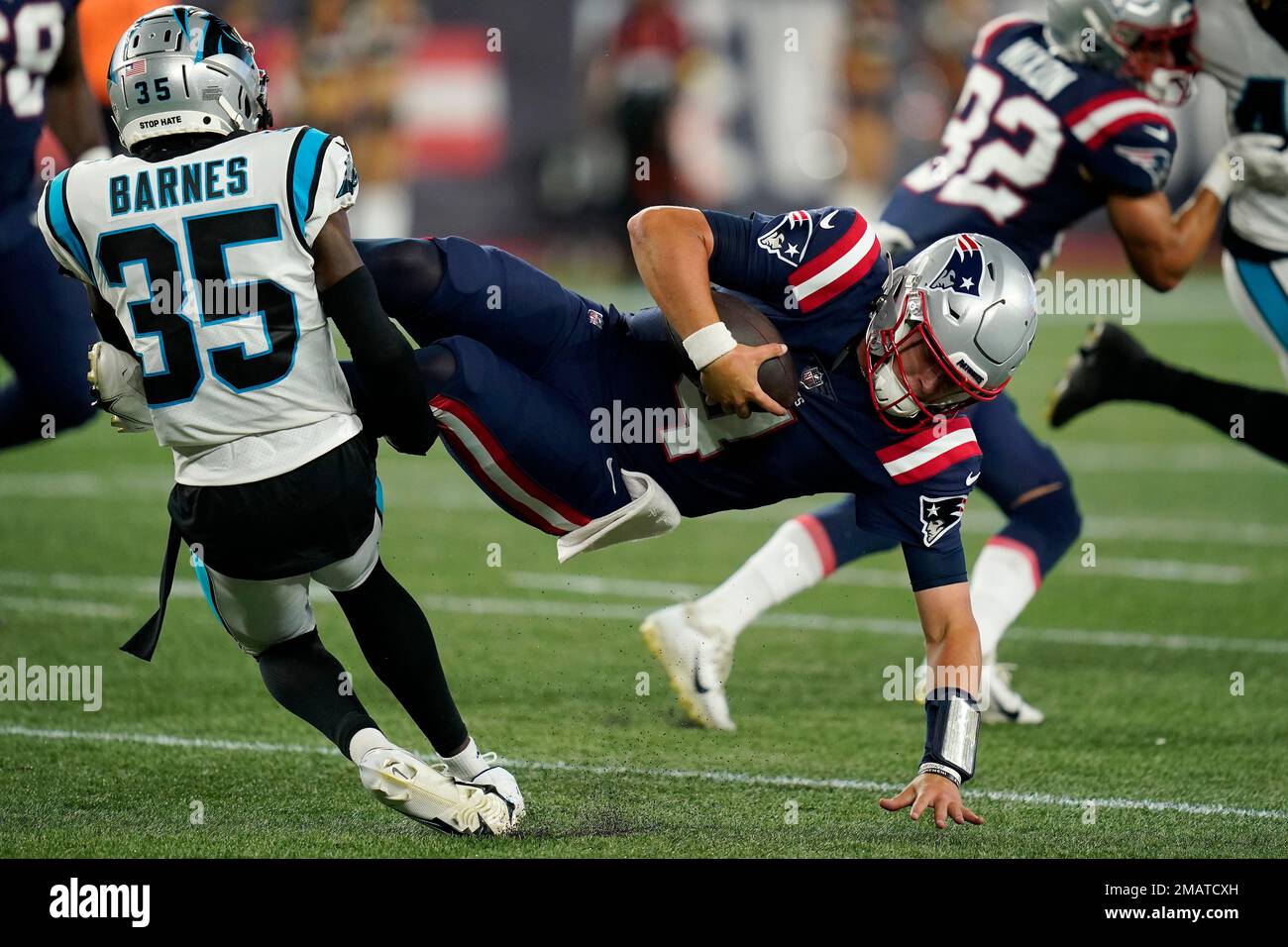 Buffalo Bills defensive end Shaq Lawson (90) on defense during an NFL  preseason football game against the Carolina Panthers, Saturday, Aug. 26,  2022, in Charlotte, N.C. (AP Photo/Brian Westerholt Stock Photo - Alamy