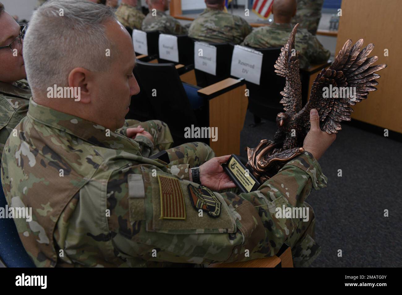 Staff Sgt. Roger Syzc, a member of the 910th Security Forces Squadron ...