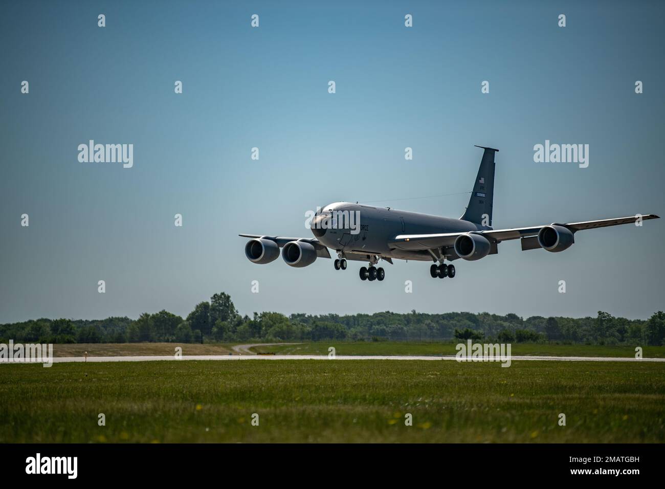 A U.S. Air Force KC135 Stratotanker aircraft from the 434th Aerial