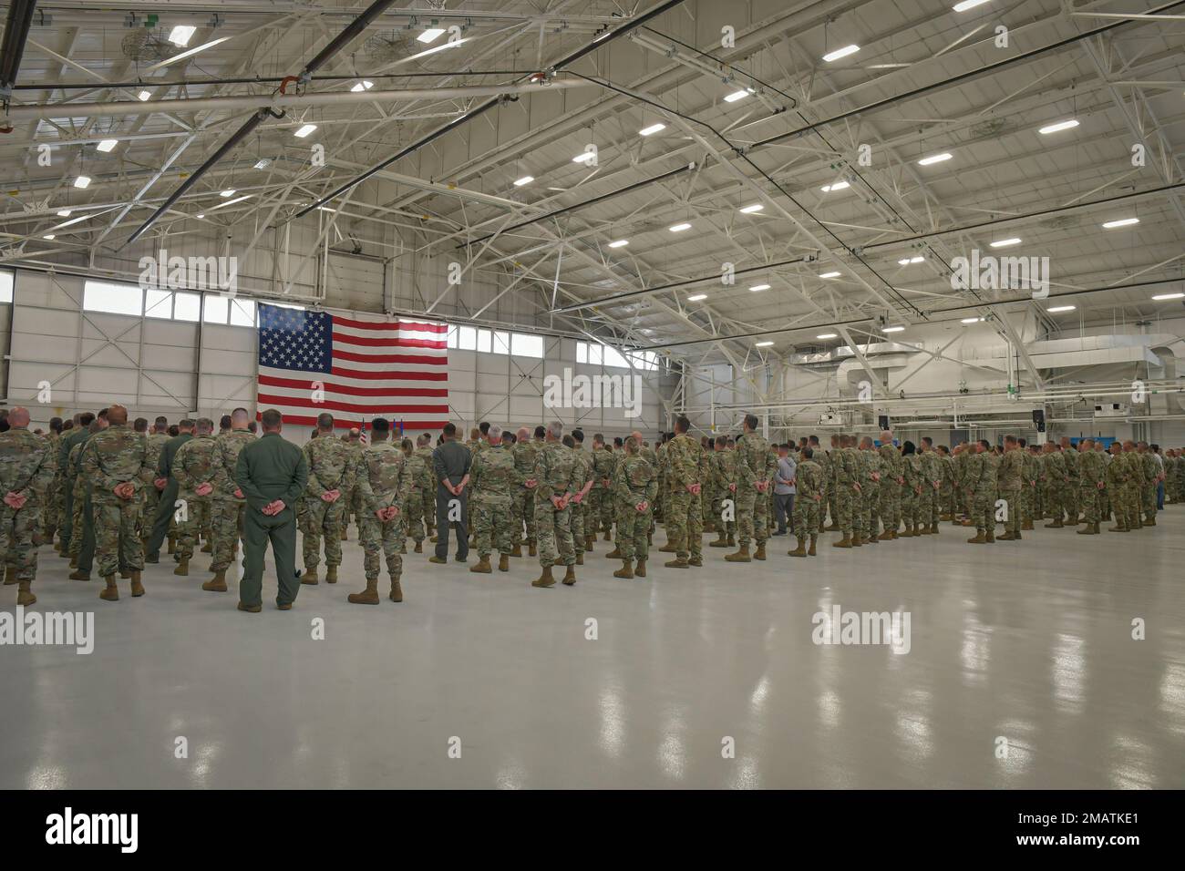 Michigan Air National Guard Members Attend A 110th Wing Change Of 