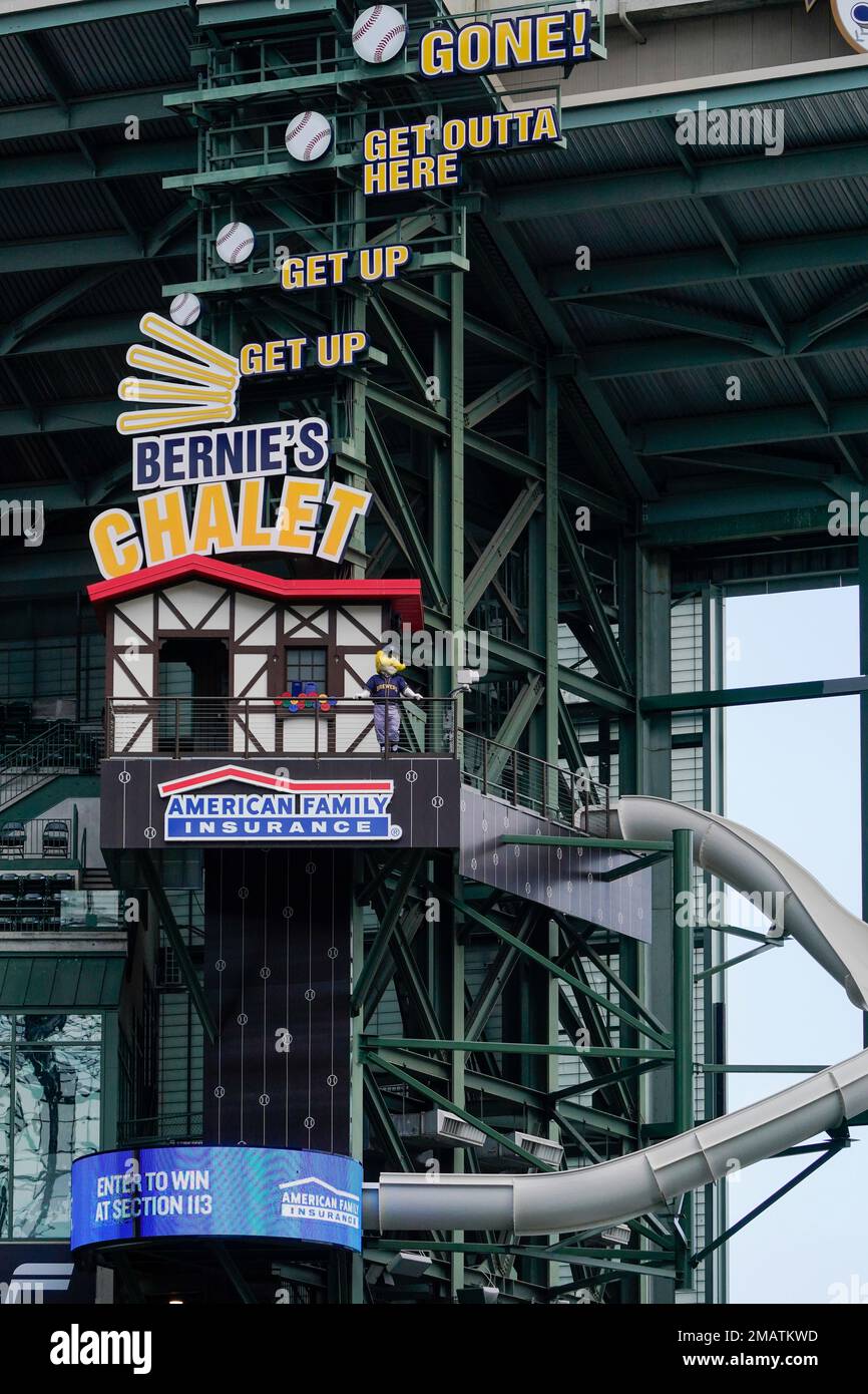 Bernie Brewer Milwaukee Brewers Mascot Slide Bobblehead
