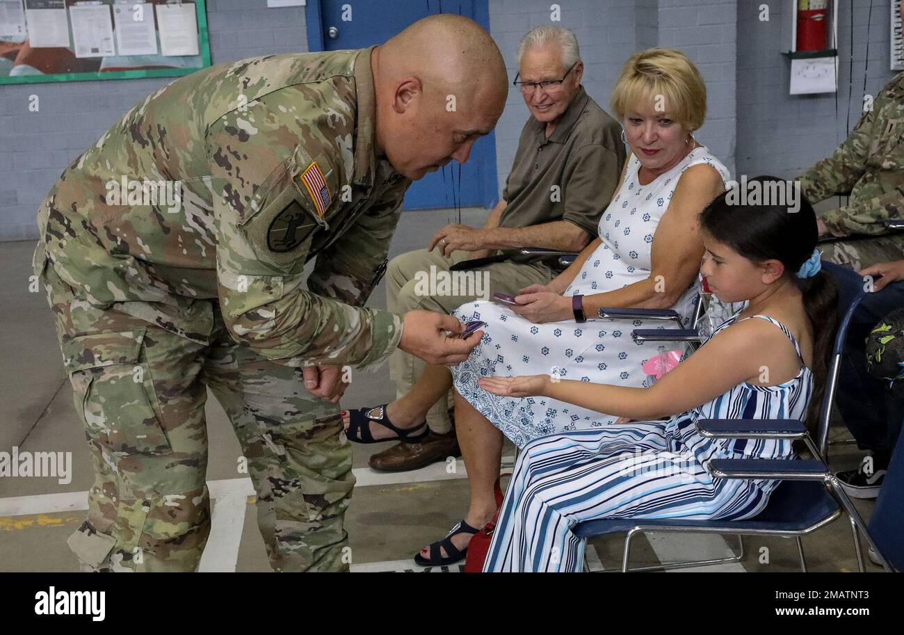 U.S. Army Col. Randy Lau, commander, 79th Infantry Brigade Combat Team ...