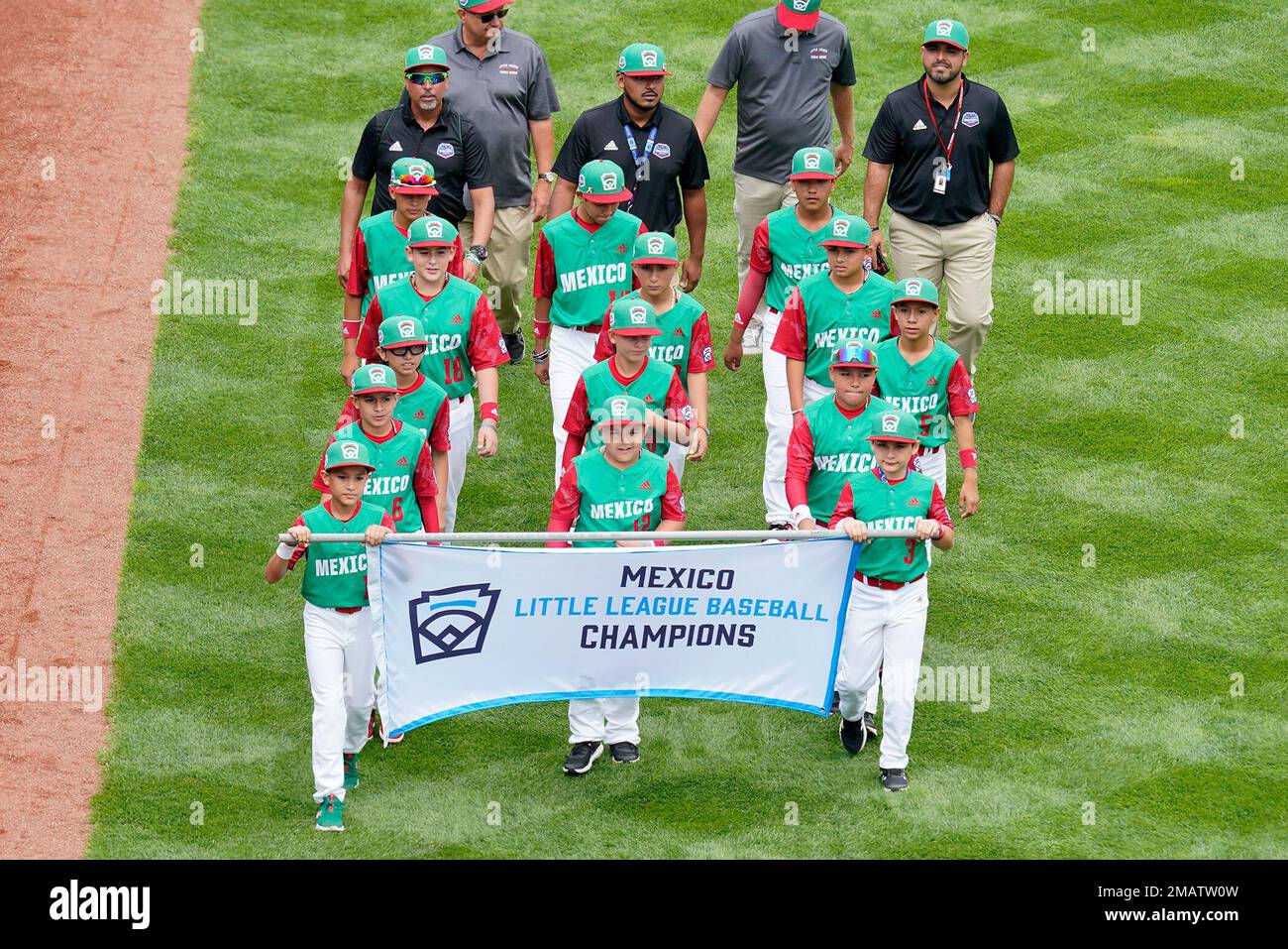 Mexico Region Champion Little League team from Matamoros, Tamaulipas, Mexico, participates in