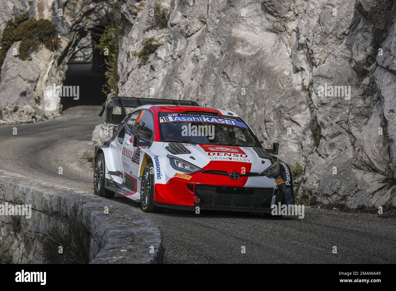 TOYOTA YARIS GR RALLY1 6° RALLYE MONTE CARLO 2023 TAKAMOTO KATSUTSA