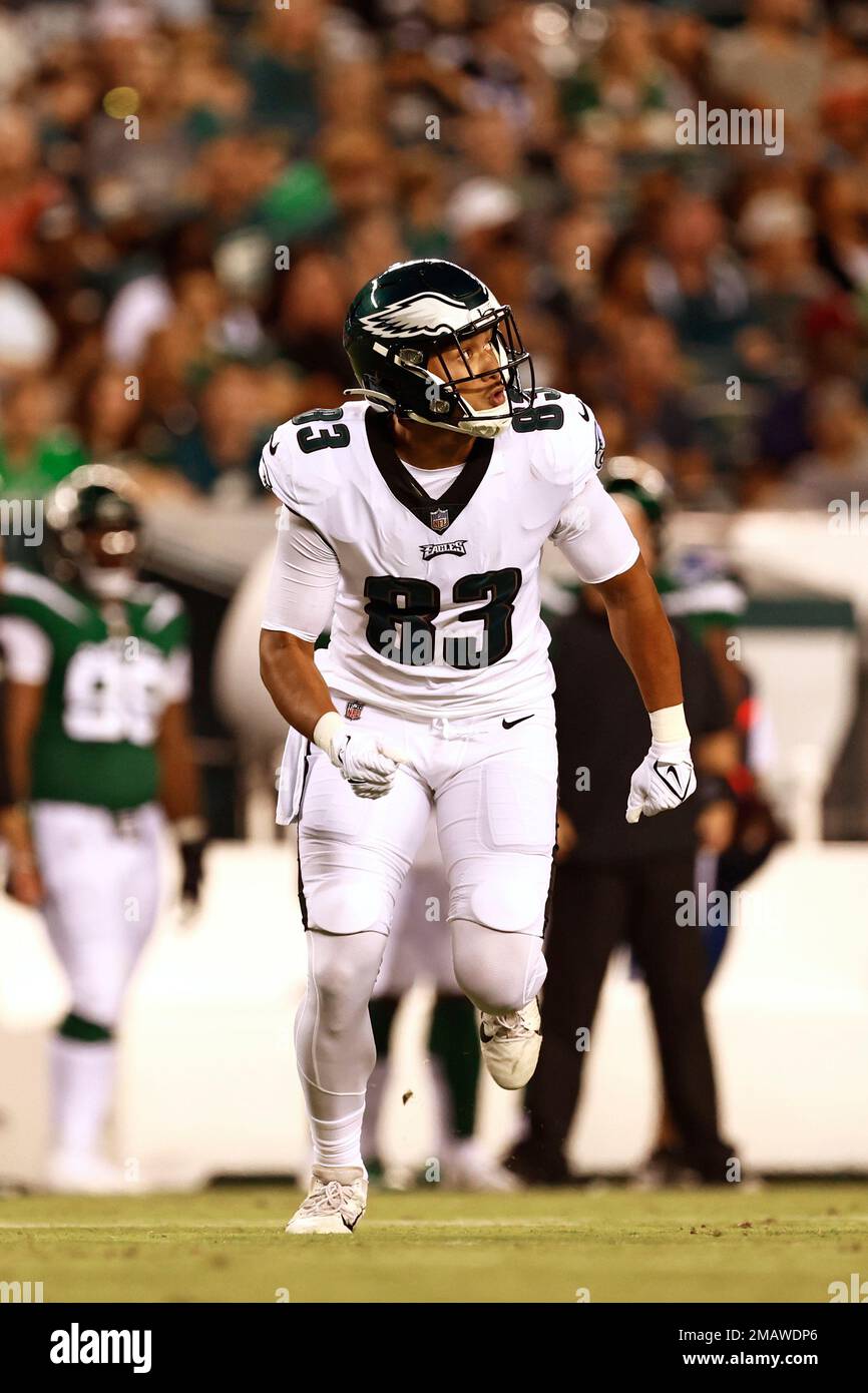 Philadelphia Eagles tight end Noah Togiai (83) in action against