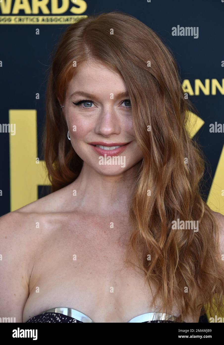Genevieve Angelson arrives at the 2nd annual Hollywood Critics