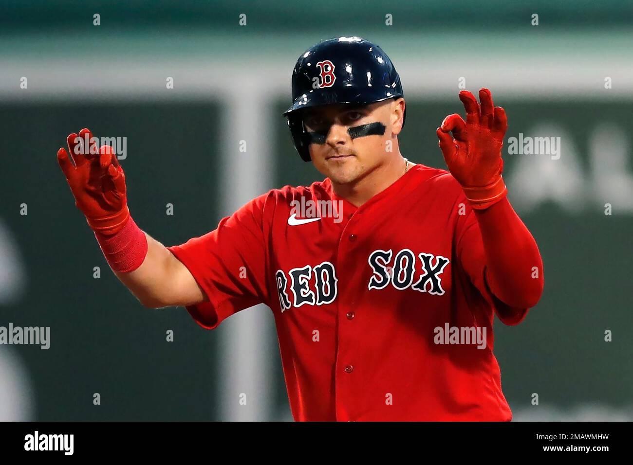 Boston Red Sox's Kutter Crawford pitches against the New York Yankees  during the first inning of a baseball game, Saturday, Aug. 13, 2022, in  Boston. (AP Photo/Michael Dwyer Stock Photo - Alamy