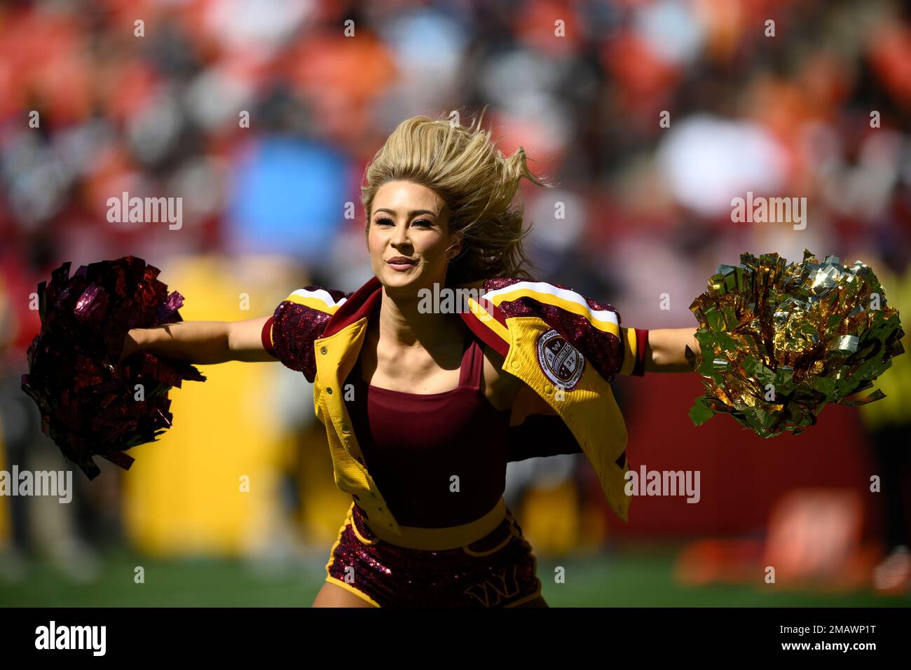 The Command Force performs during the second half of a preseason NFL  football game between the Washington Commanders and the Carolina Panthers,  Saturday, Aug. 13, 2022, in Landover, Md. The Panthers won