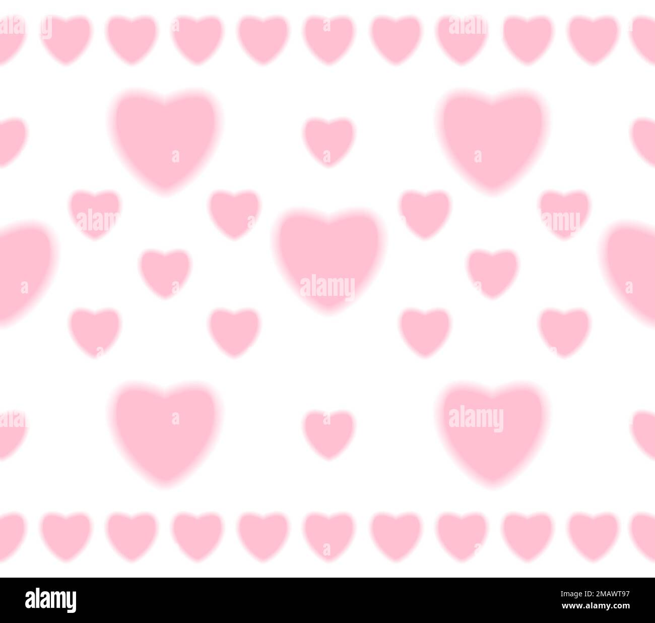 Heart watercolor seamless pattern on white background Stock Photo - Alamy