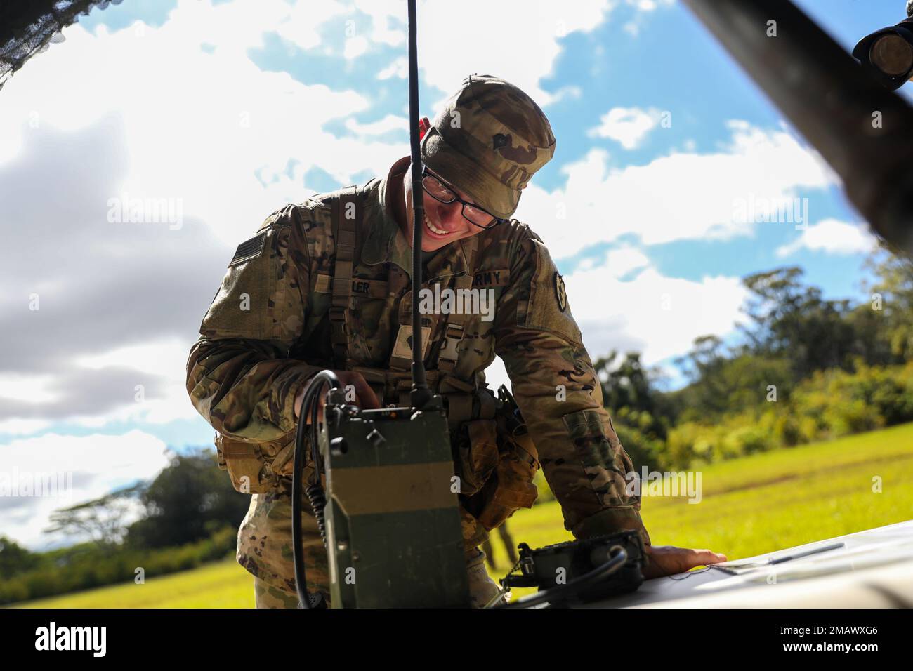 Spc. Blaine Lawler, an infantryman assigned to the 25th Infantry Division stationed at Schofield