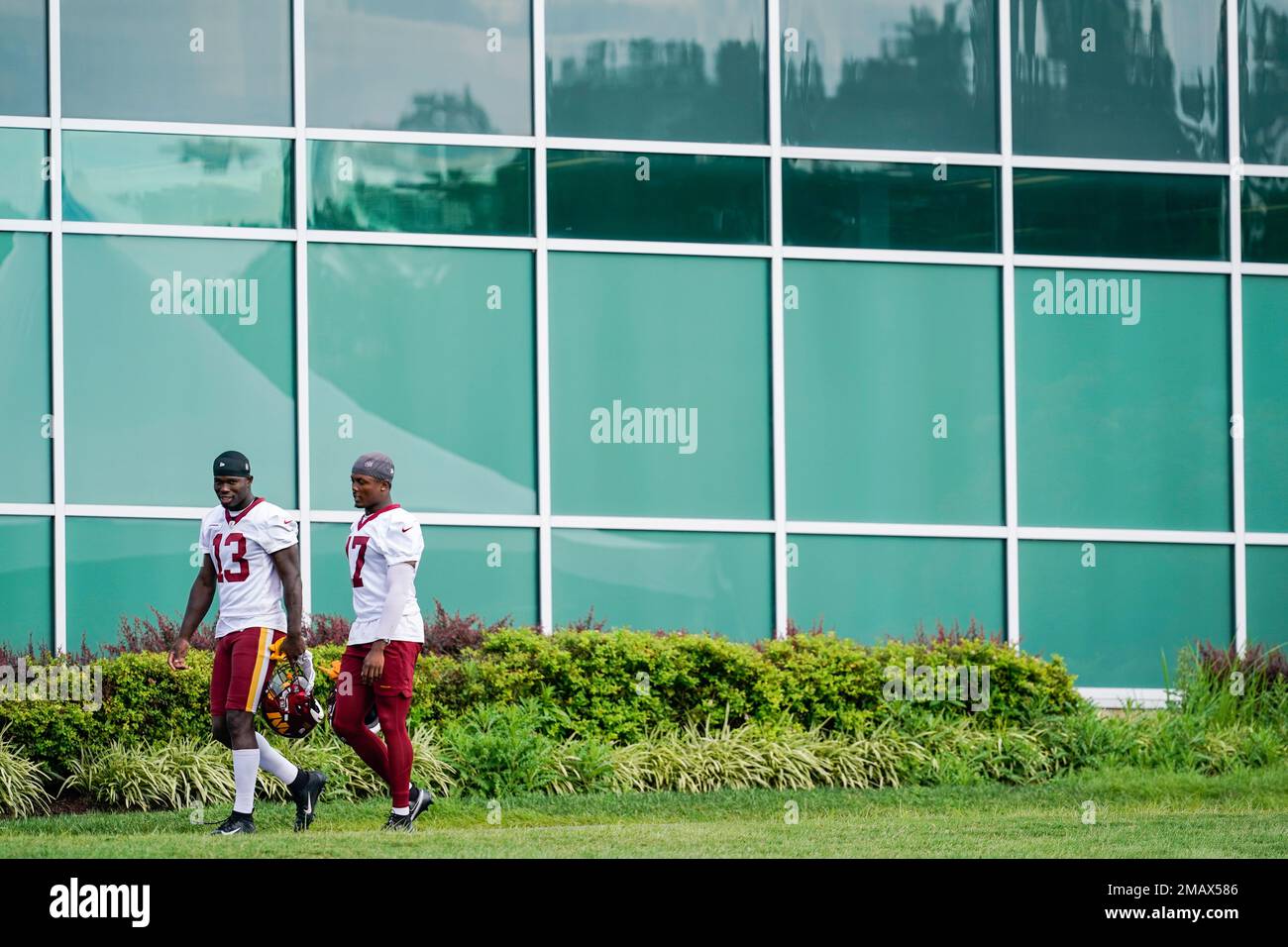 Washington Commanders Wide Receivers Kelvin Harmon, Left, And Terry ...