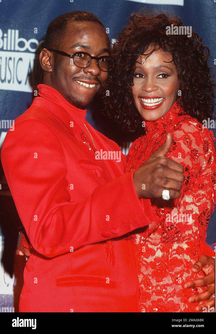 Whitney Houston with Bobby Brown ( and daughter Christina )Event in Hollywood Life - California, Red Carpet Event, USA, Film Industry, Celebrities, Photography, Bestof, Arts Culture and Entertainment, Topix Celebrities fashion, Best of, Hollywood Life, Event in Hollywood Life - California, Red Carpet and backstage, , Music celebrities, Musician, Music Group, Topix, Bestof, Arts Culture and Entertainment, Photography, People from the cast, TV show and cast inquiry tsuni@Gamma-USA.com , Credit Tsuni / USA, Stock Photo