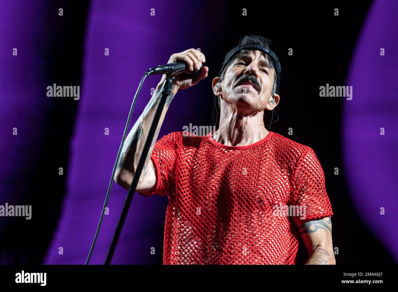 Anthony Kiedis of Red Hot Chili Peppers performs at Truist Park on