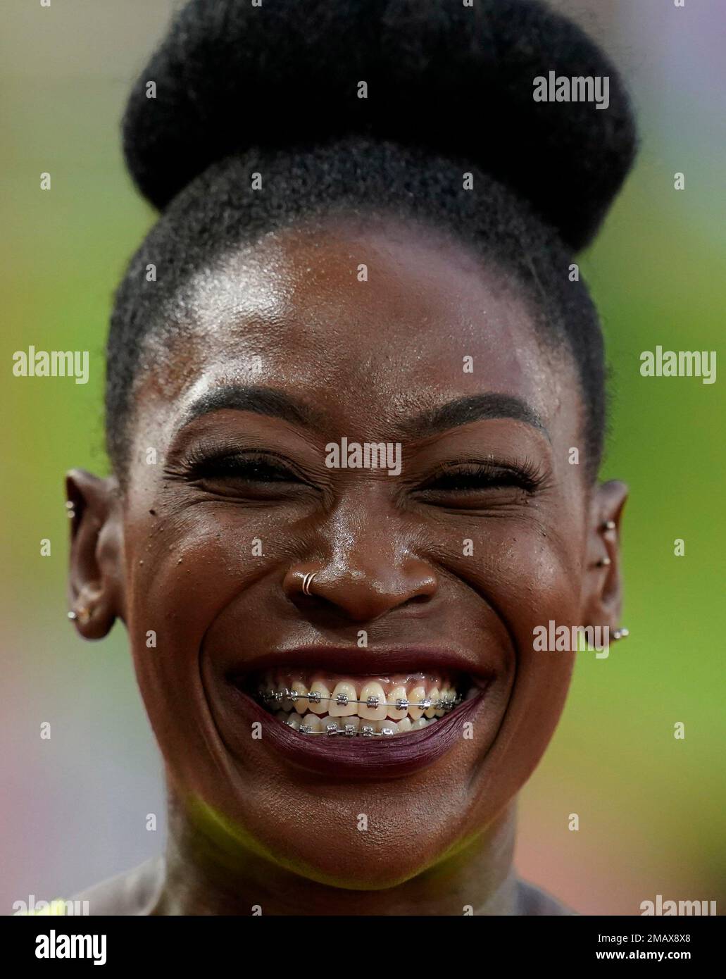 Rushell Clayton Of Jamaica Reacts After Winning The Women s 400m rushell-clayton-of-jamaica-reacts-after-winning-the-women-s-400m