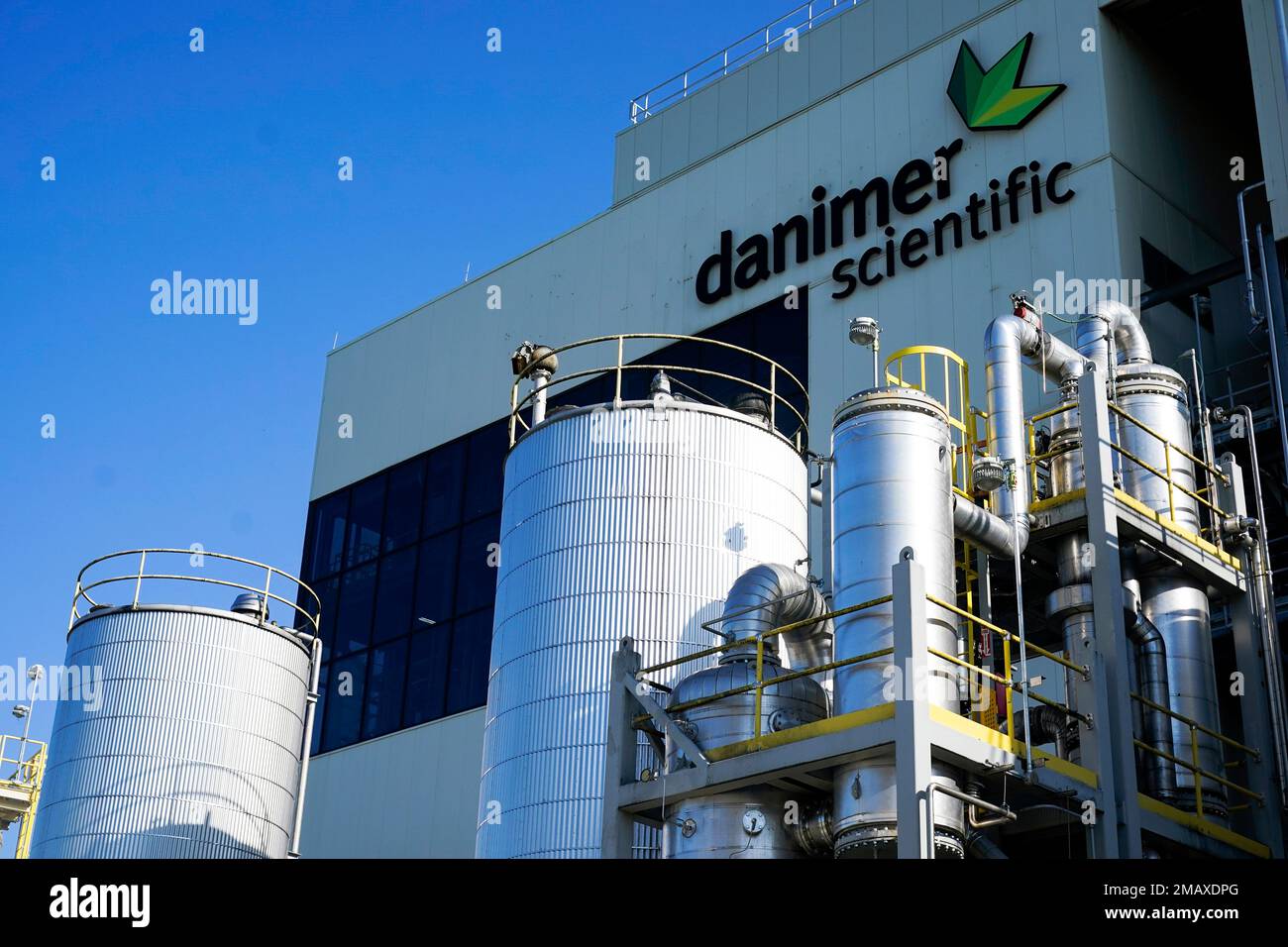 The Danimer Scientific plant sits on Wednesday, Aug. 3, 2022, in
