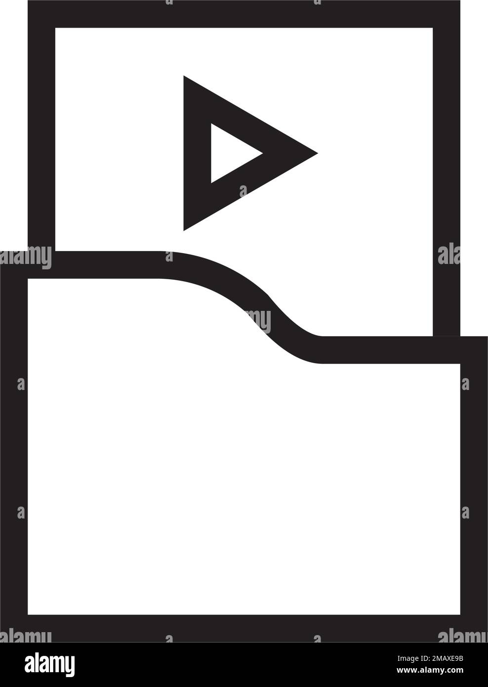 video logo vectordesign template Stock Vector Image & Art Alamy