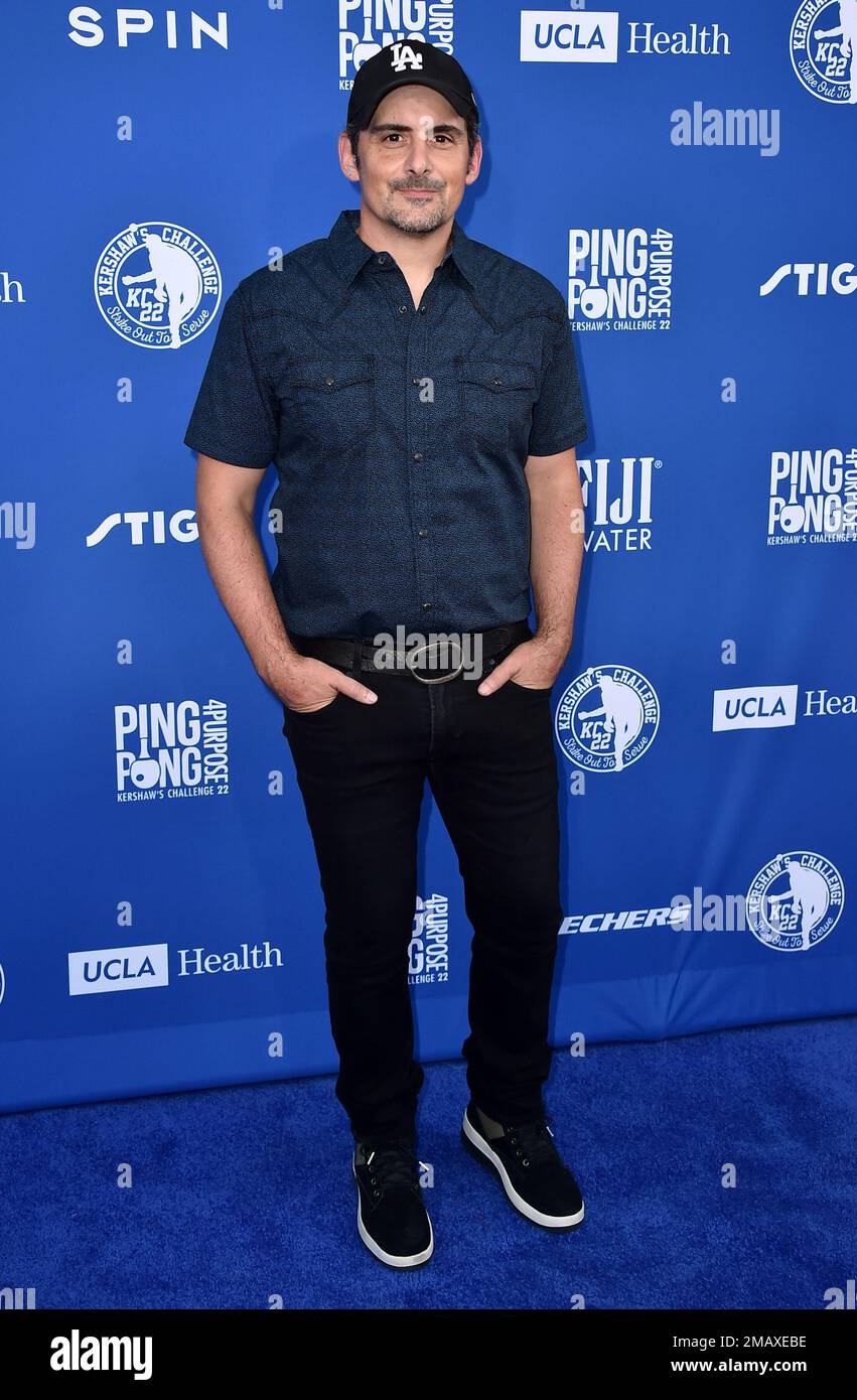 Brad Paisley attends the 8th Annual Ping Pong 4 Purpose at Dodger