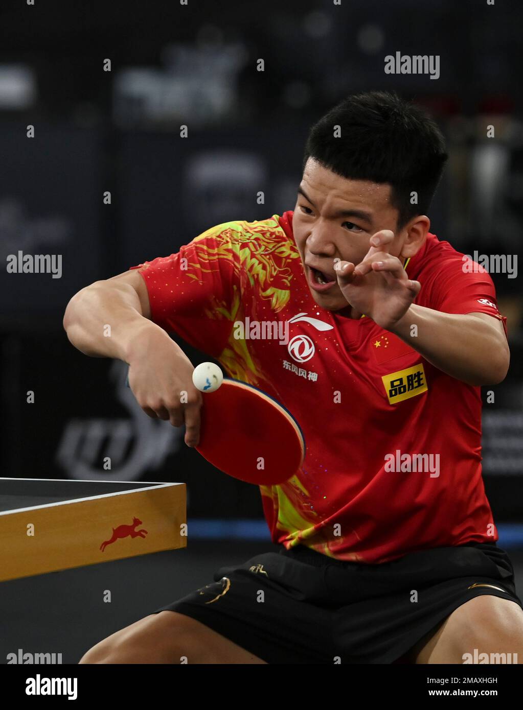 Doha, Qatar. 19th Jan, 2023. Xiang Peng competes during the men's ...