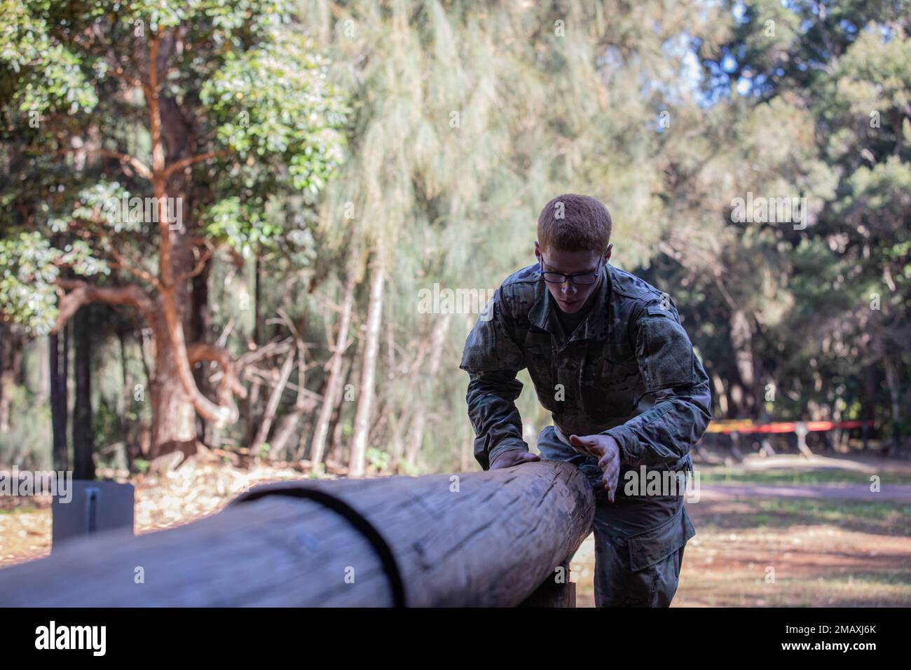 Spc. Blaine Lawler, an infantryman assigned to 25th Infantry Division stationed at Schofield