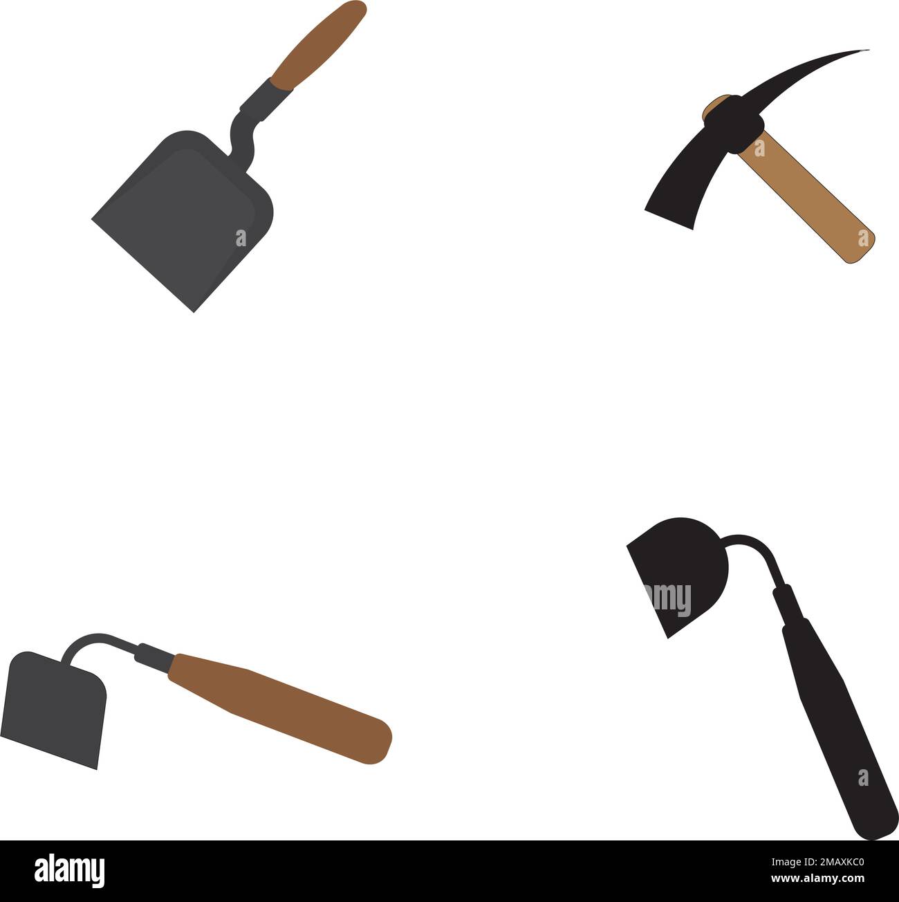 gardening tool logo illustration design Stock Vector Image & Art Alamy