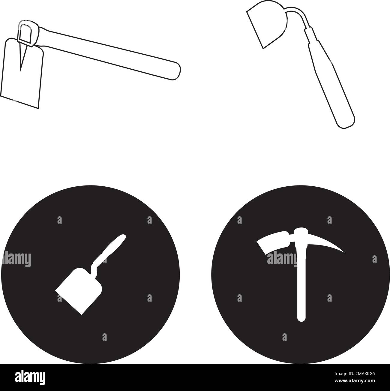 gardening tool logo illustration design Stock Vector Image & Art Alamy