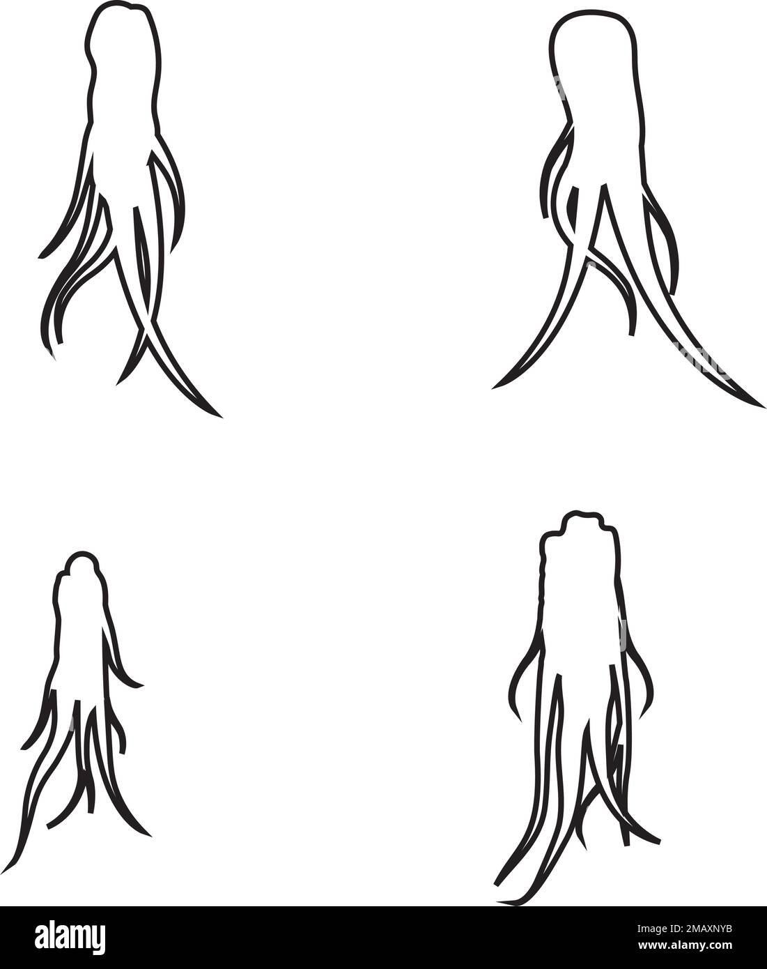 ginseng logo stock illustration design Stock Vector Image & Art Alamy