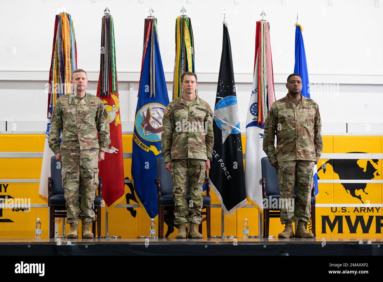 U.S. Air Force Gen. Tod D. Wolters, Command Sgt. Maj. Robert V