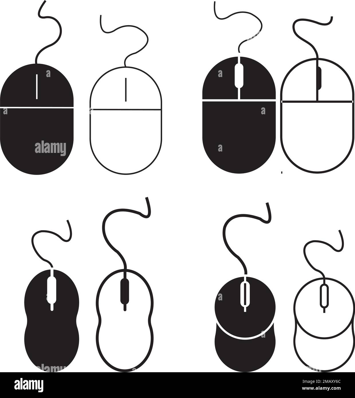 computer mouse logo vector template Stock Vector Image & Art Alamy