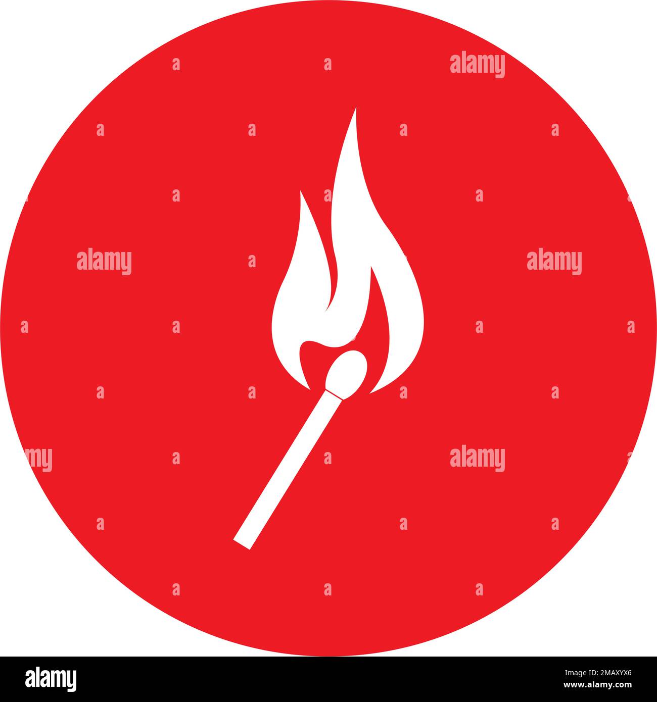 stem matches logo stock illustration design Stock Vector Image & Art