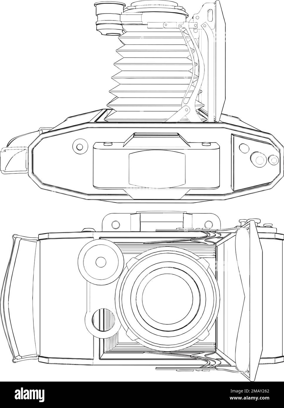 Old Photographic Camera Vector Stock Vector Image & Art - Alamy