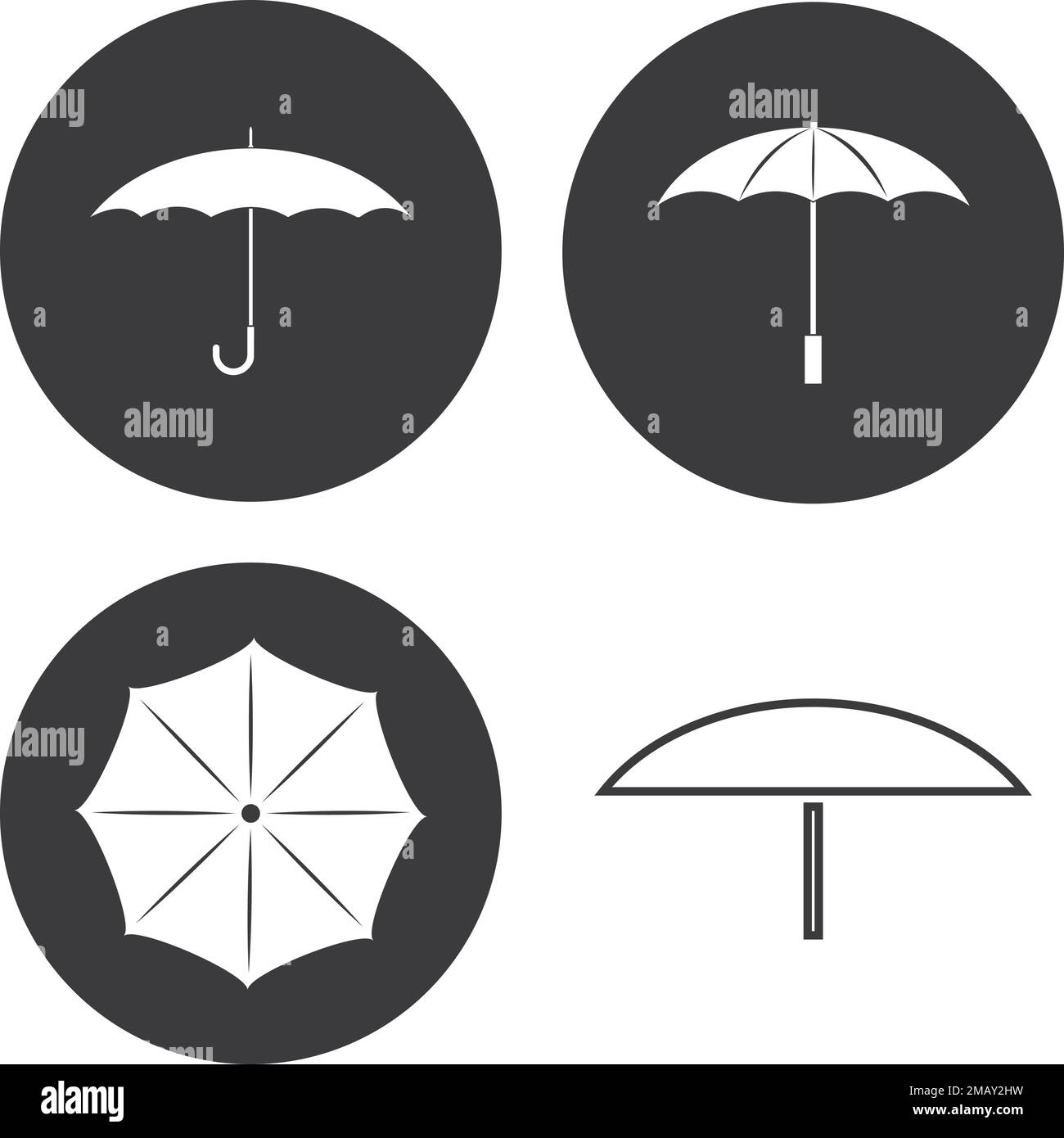 umbrella logo vektor illustration design Stock Vector Image & Art Alamy