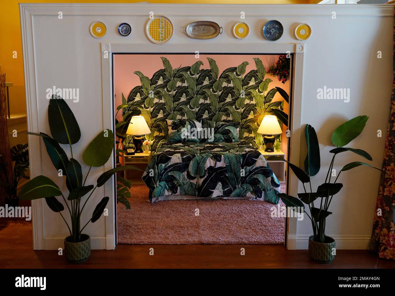 A replica of the bedroom of 