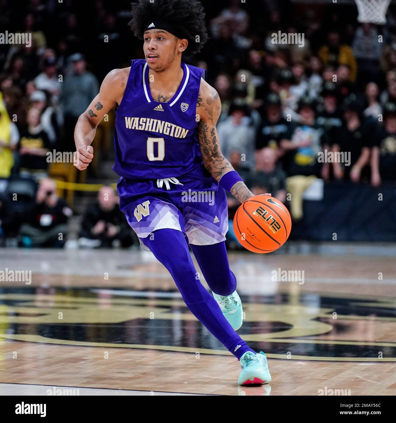 Boulder, CO, USA. 19th Jan, 2023. Washington Huskies Guard Koren ...