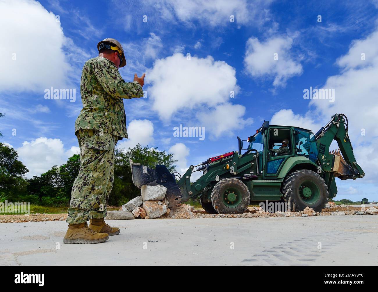 ANDERSEN AIR FORCE BASE, Guam (June 8, 2022) Equipment Operator 1st