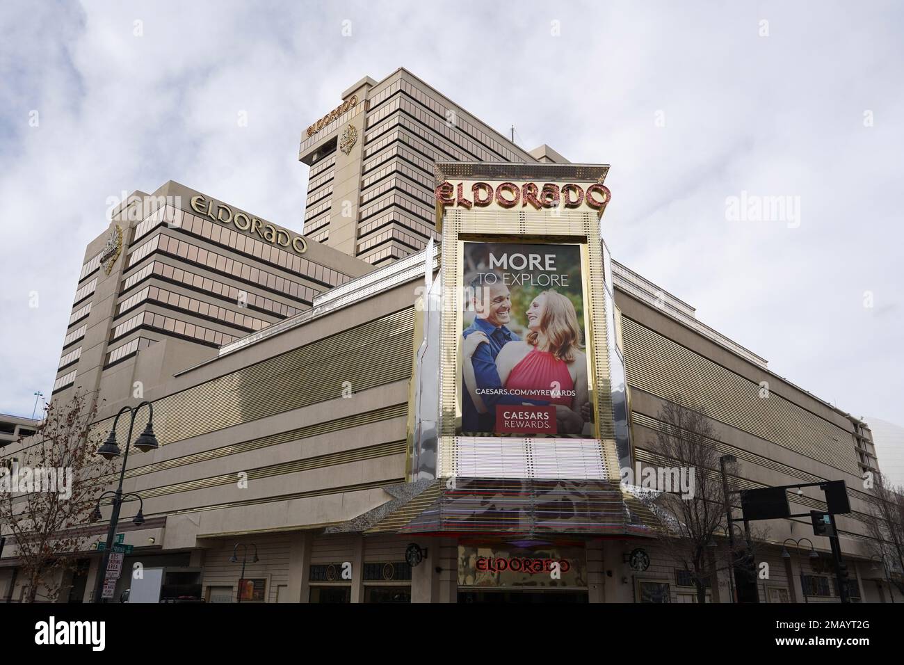 The Eldorado Resort Casino, Friday, Jan. 13, 2023, in Reno. Stock Photo