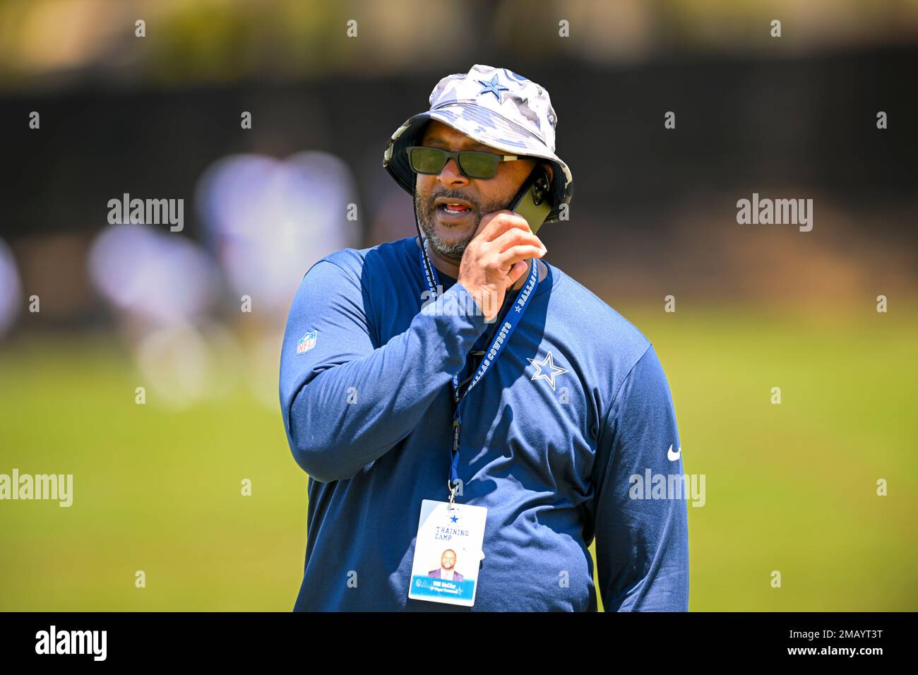 Will McClay, vice president of player personnel looks on at the Dallas