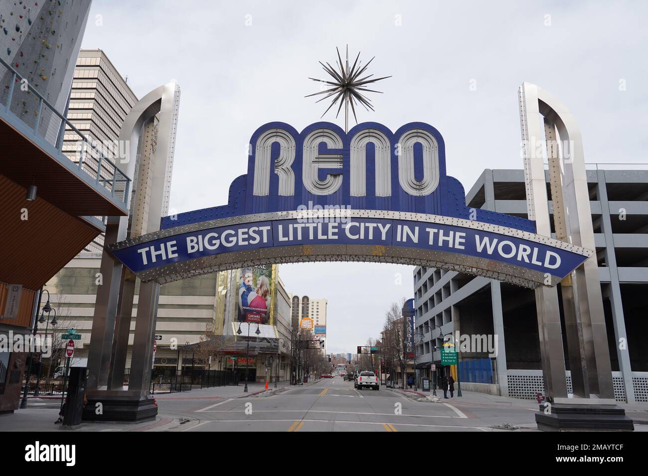 Display Reno Signs The The Reno Arc Biggest Little City in the World a sign, Friday, Jan ...
