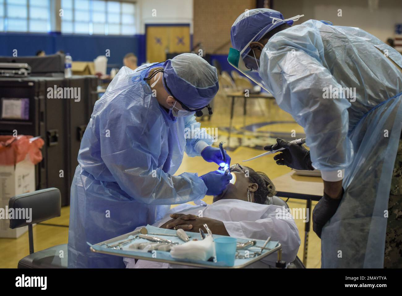 U.S. Navy Hospitalman Korbin Walker, assigned to Navy Medicine