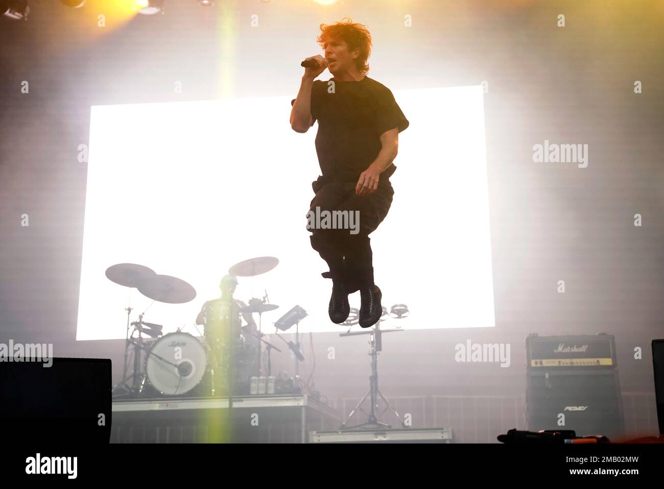 Brendan Yates Of Turnstile Performs On Day Three Of The Lollapalooza 