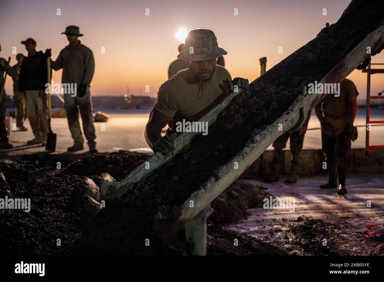 Staff Sgt. Devyous Barlow, 1st Expeditionary Civil Engineer Group lead