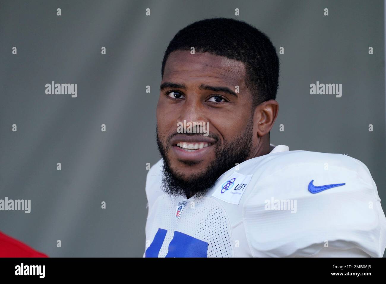 Linebacker (45) Bobby Wagner of the Los Angeles Rams against the Dallas  Cowboys in an NFL football game, Sunday, Oct. 9, 2022, in Inglewood, Calif.  Cowboys won 22-10. (AP Photo/Jeff Lewis Stock Photo - Alamy