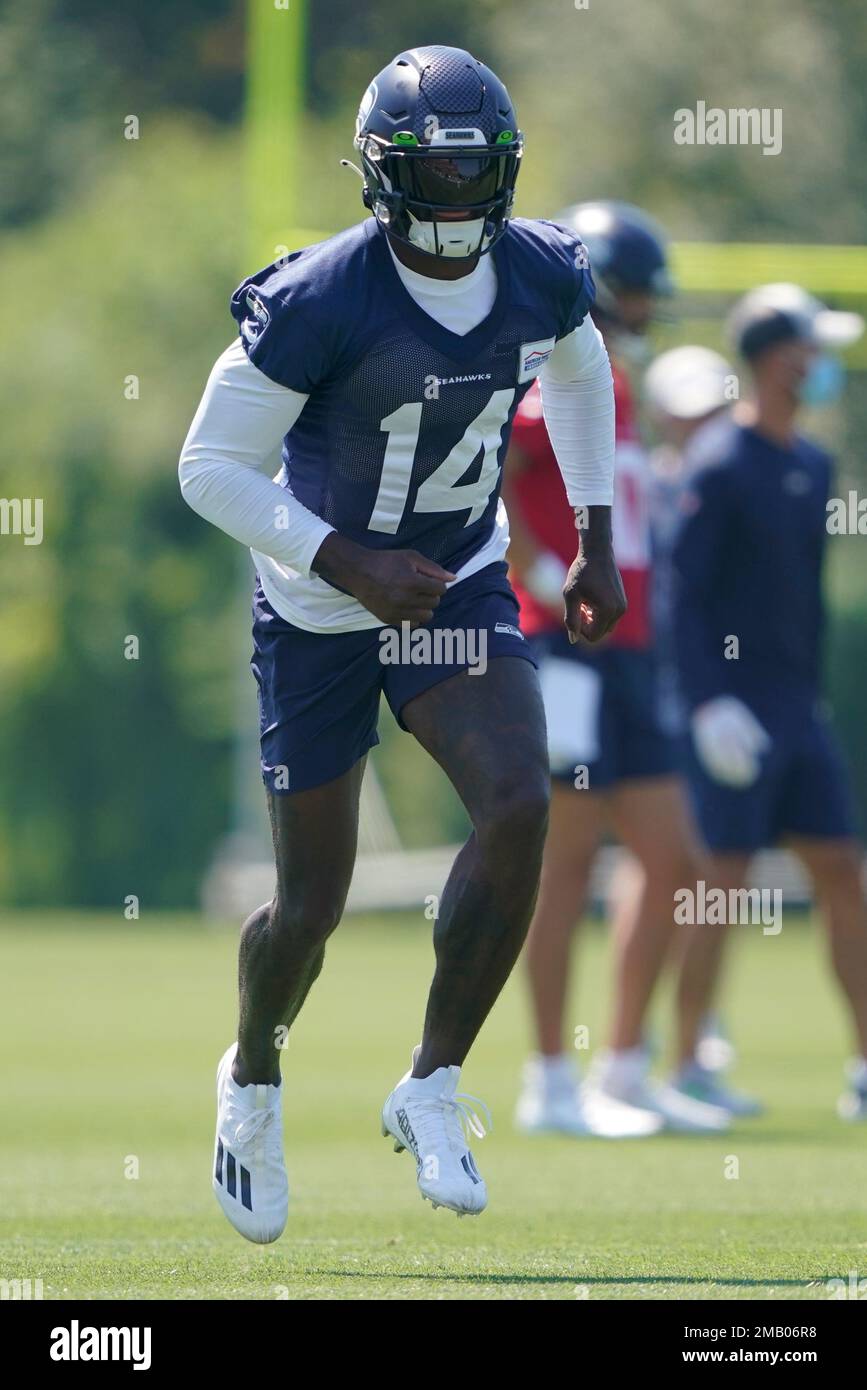 Seattle Seahawks wide receiver DK Metcalf runs during NFL football ...